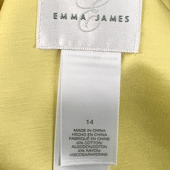 Emma James yellow jacket Size 14 - Picture 6 of 7